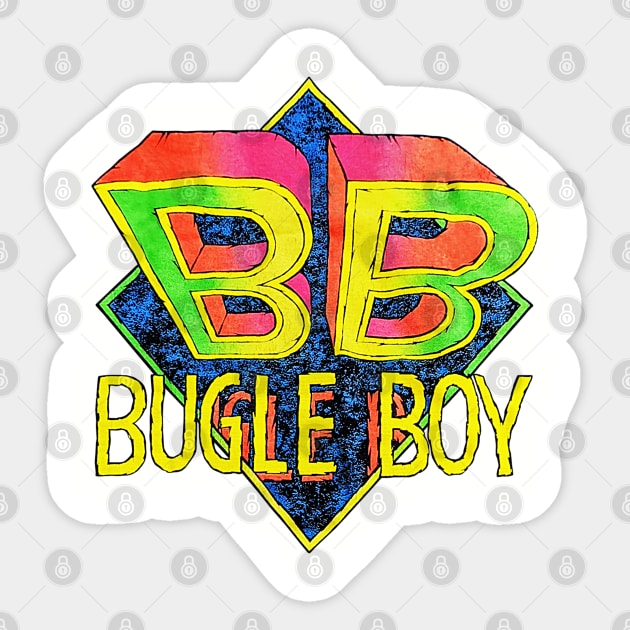 Bugle Boy - 90s Retro Sticker by nicklower